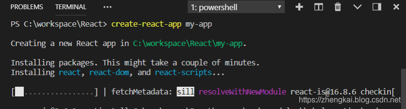 React教程之使用create-react-app构建你的第一个react应用_cnpm create-react-app my-app ...