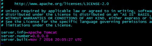 如何隐藏、修改tomcat版本号