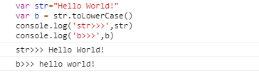 toLowerCase()方法 示例