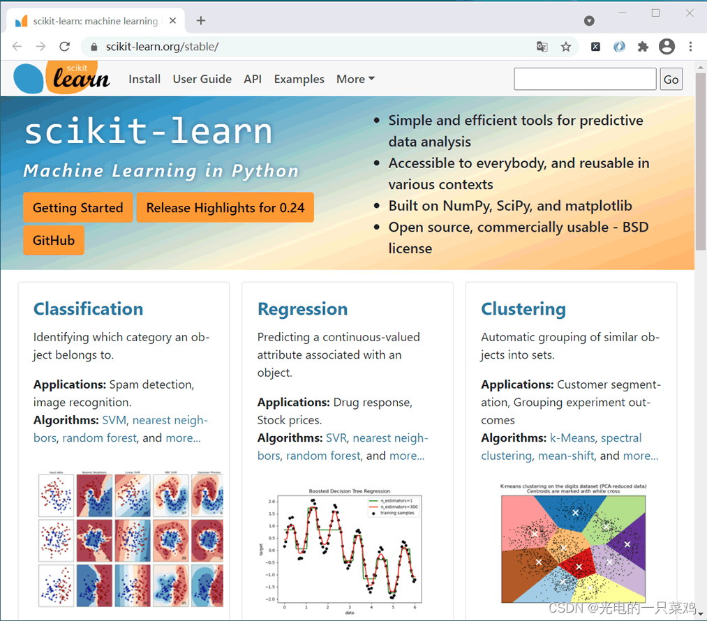 Scikit-Learn_scikit-learn官网-CSDN博客