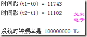 图1.3 usleep(100) 的结果