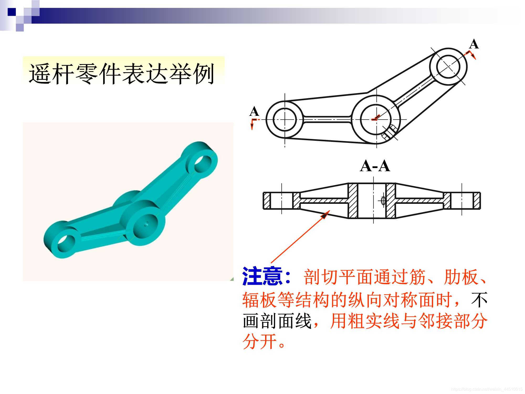 工程制图 (机件常用的基本表示法)_机件其他表示法-CSDN博客