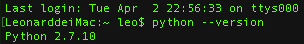 python版本检查
