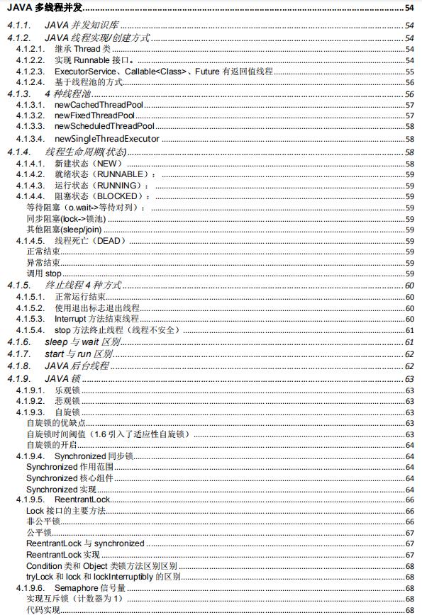 阿里架构师花近十年时间整理出来的Java核心知识pdf(Java岗)