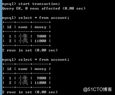 事务的隔离级别的演示：避免不可重复读