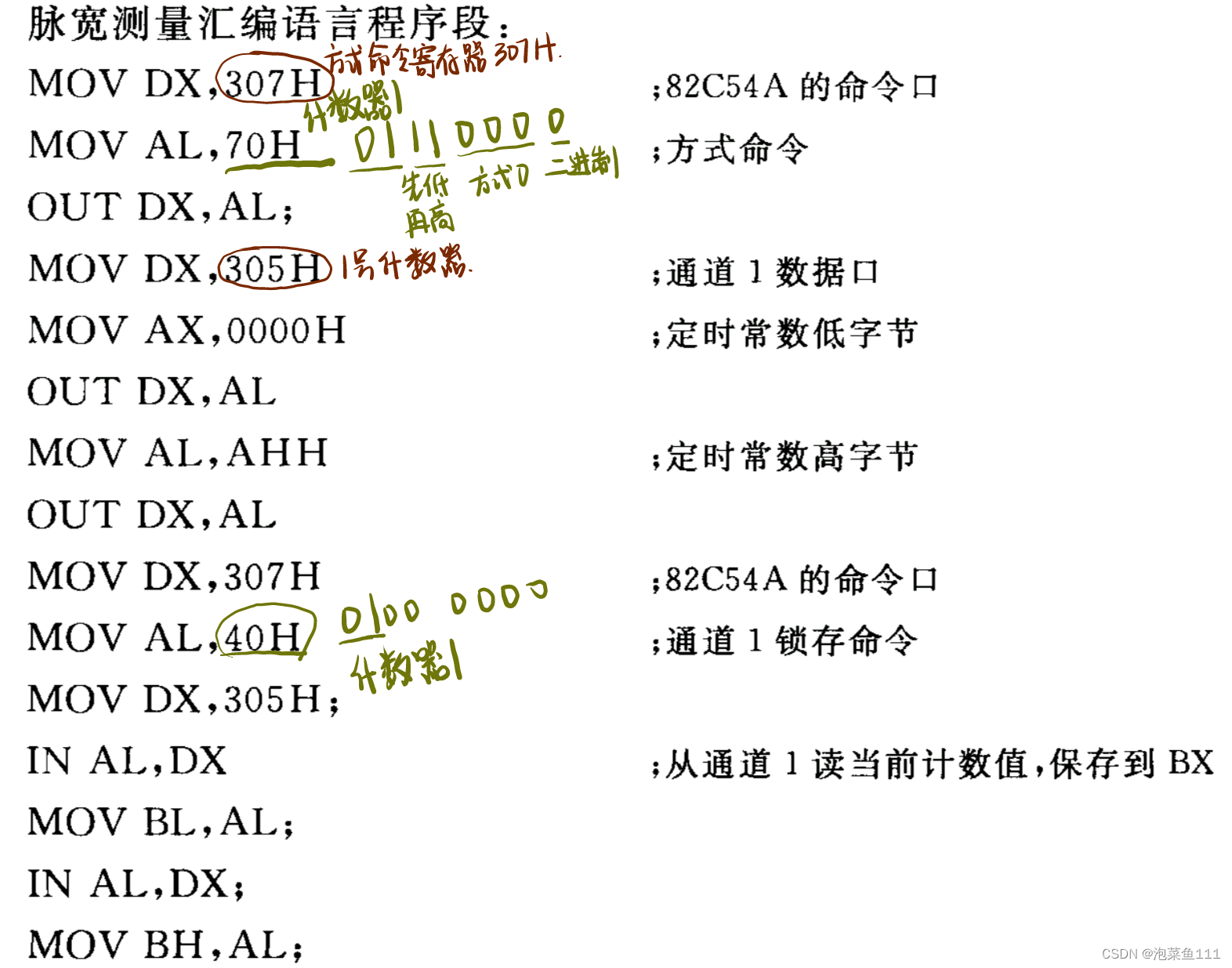 微机原理——定时器8253(8254)学习2应用与设计