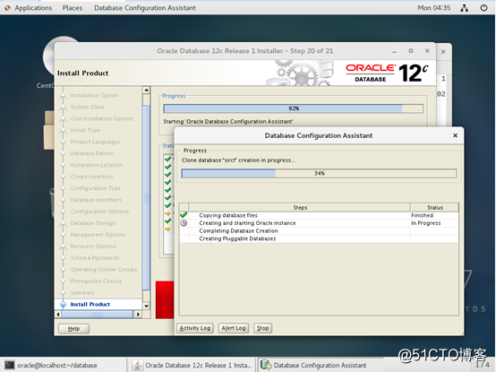Centos7安装Oracle-12c