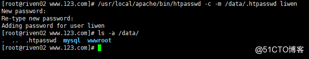 apache用户认证及域名跳转、访问日志
