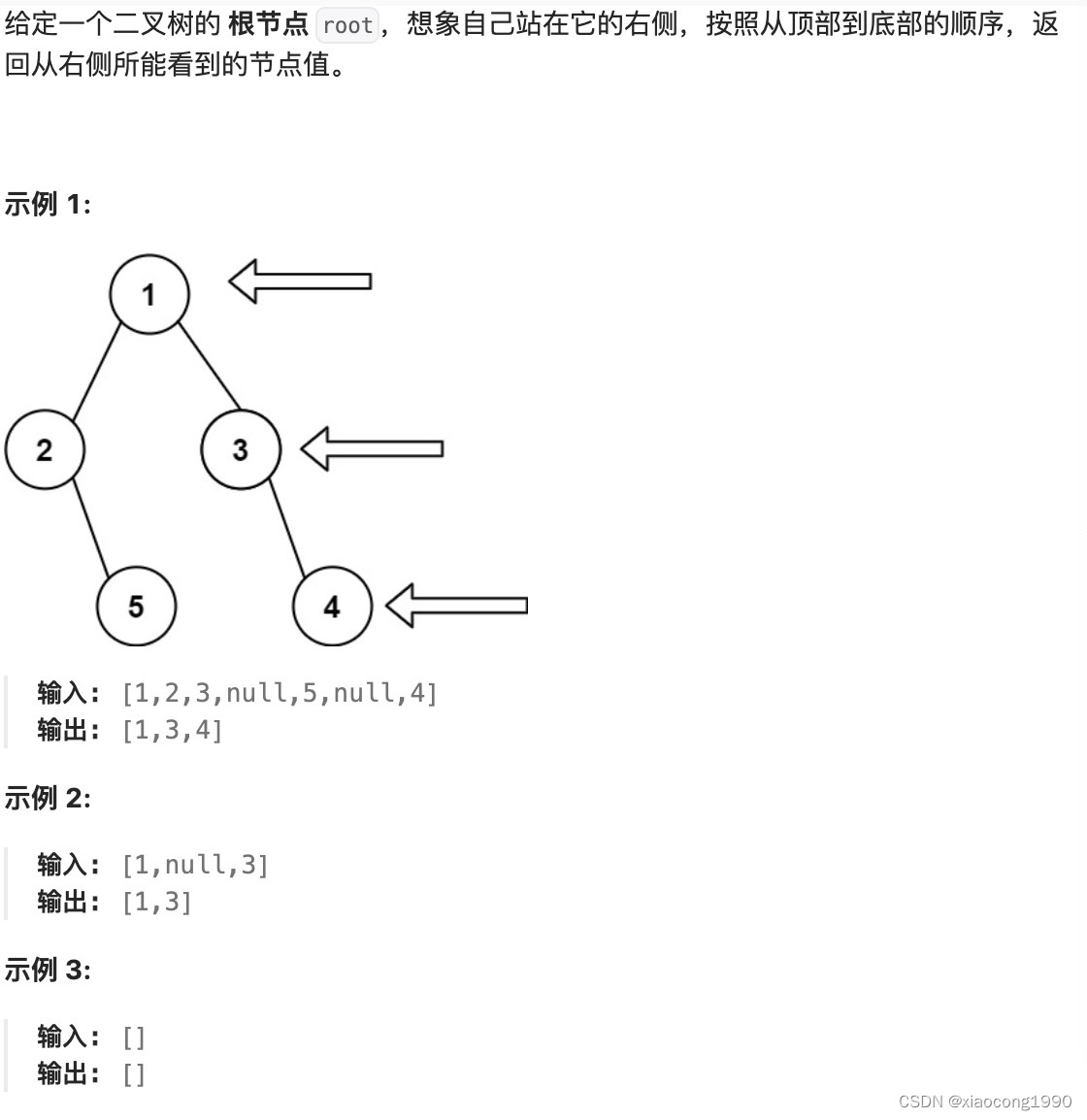 [leetcode]binary-tree-right-side-view 二叉树右视图_力扣 binary tree right side ...