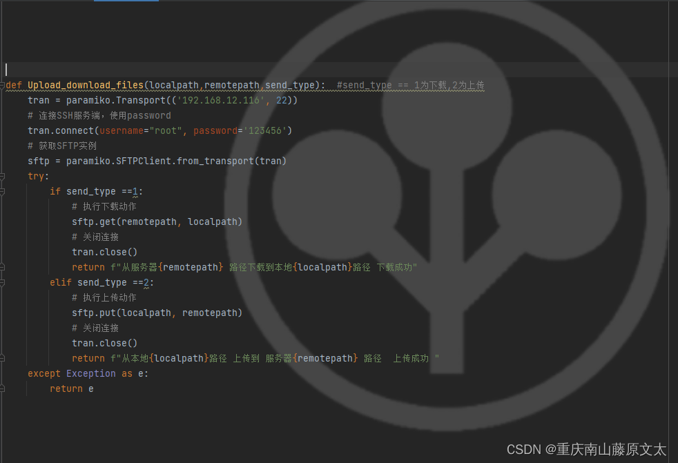 使用python-paramiko库开发连接Linux实现自动化命令执行与文件上传下载脚本,附上代码和代码解释_python使用 ...