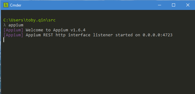 appium-start