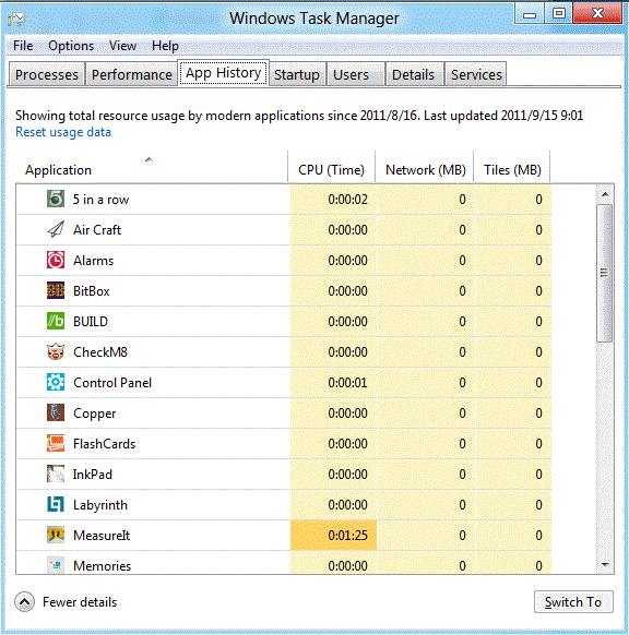 win8appHistory