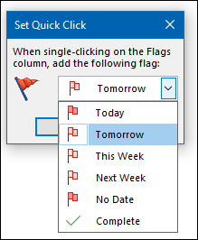 The "Set Quick Click" panel.