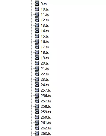 HLS协议m3u8文件点播时seek后ts文件加载图