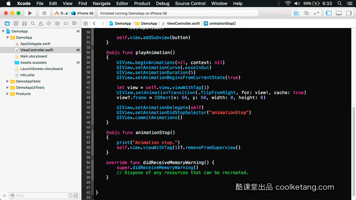 互动教程 for Xcode9 & Swift4-酷课堂