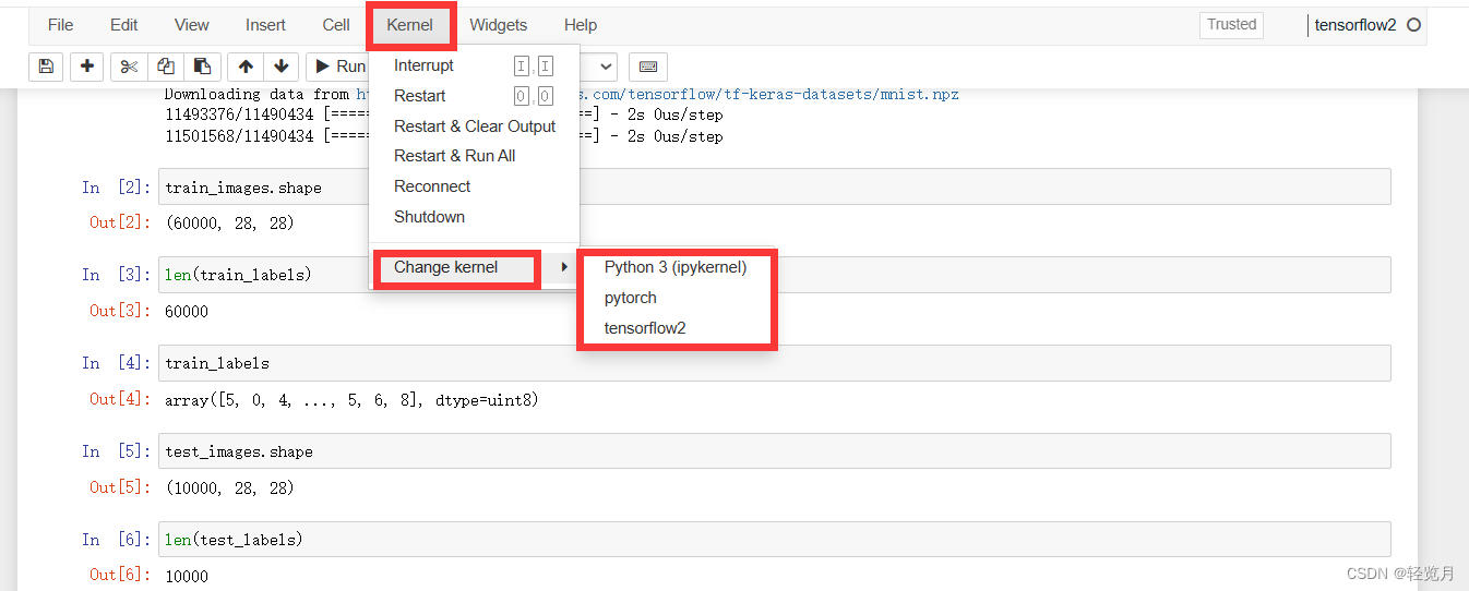 Jupyter Notebook: change the python exvironment_jupyter notebook conda ...
