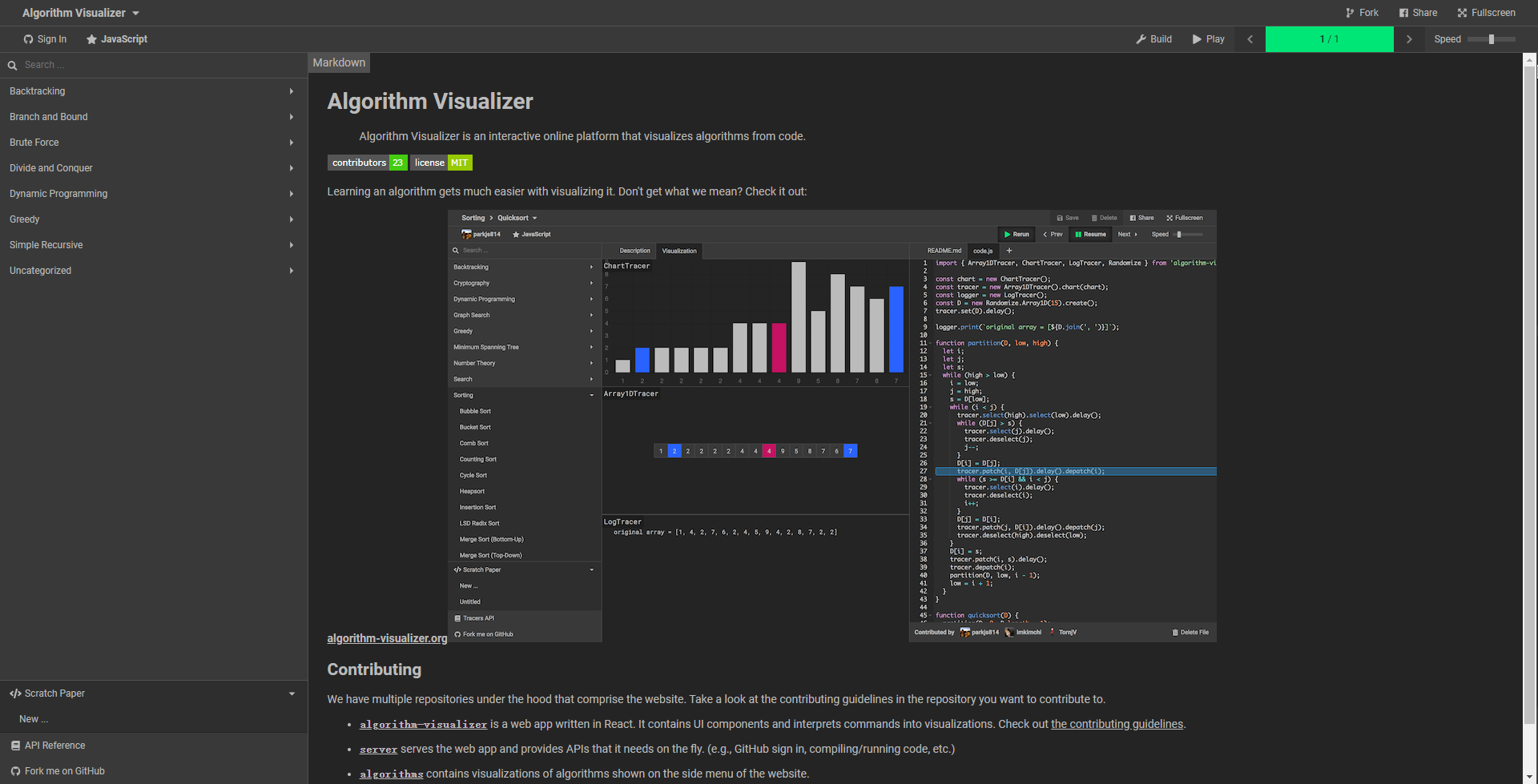 Algorithm Visualizer
