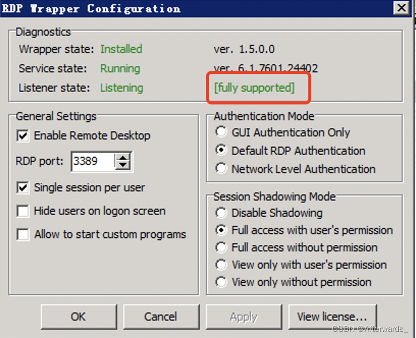 解决Windows RDP远程桌面连接同时多用户连接不互踢不干扰问题及rdp wrapper windows版本不受支持问题._rdpwup ...