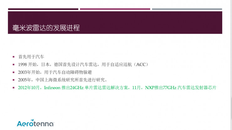 毫米波雷达技术及应用大解析（内有大量PPT干货） | 硬创公开课