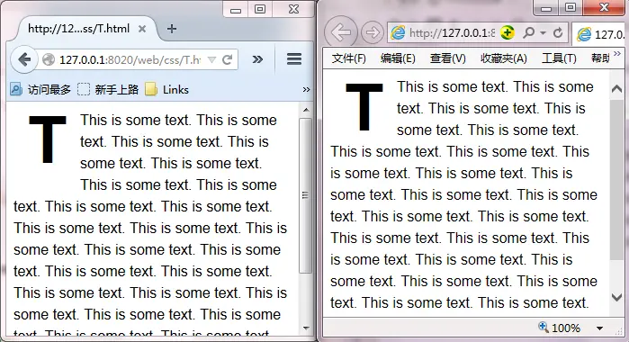 左：line-height：4.6rem，右：line-height：4.5rem