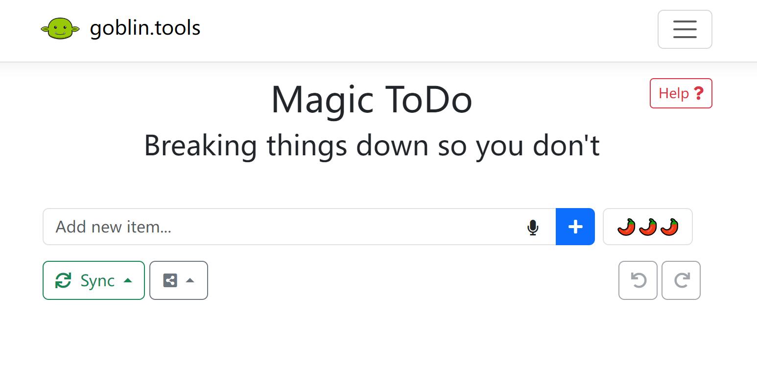 强大的AI工具集合AI拆分任务、AI语义分析、AI菜谱_goblin tools-CSDN博客