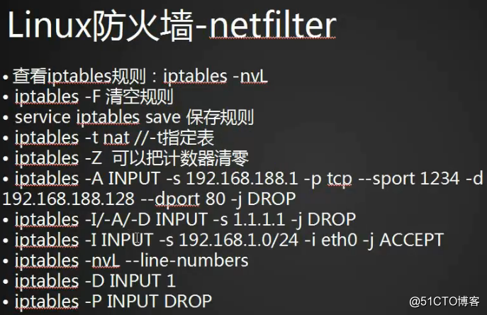 iptables语法