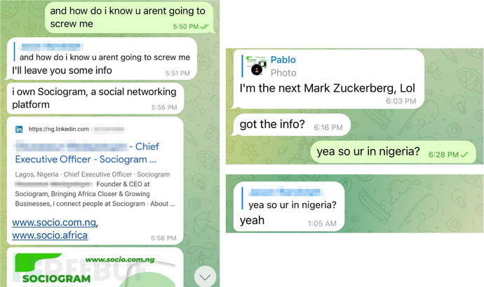 Wannabe
尼日利亚勒索软件演员分享动机