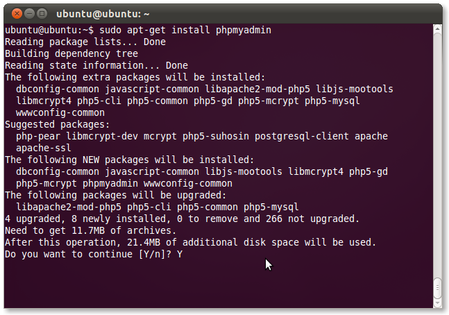 14 installing phpmyadmin