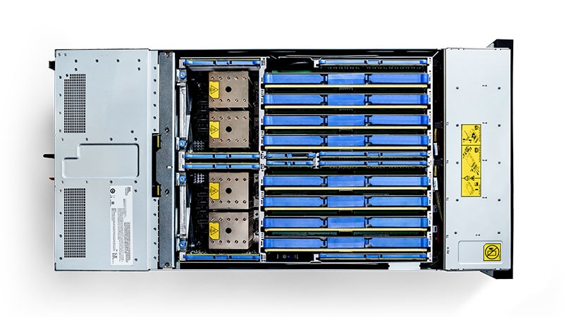 IBM Power E950 With Top Cover Off