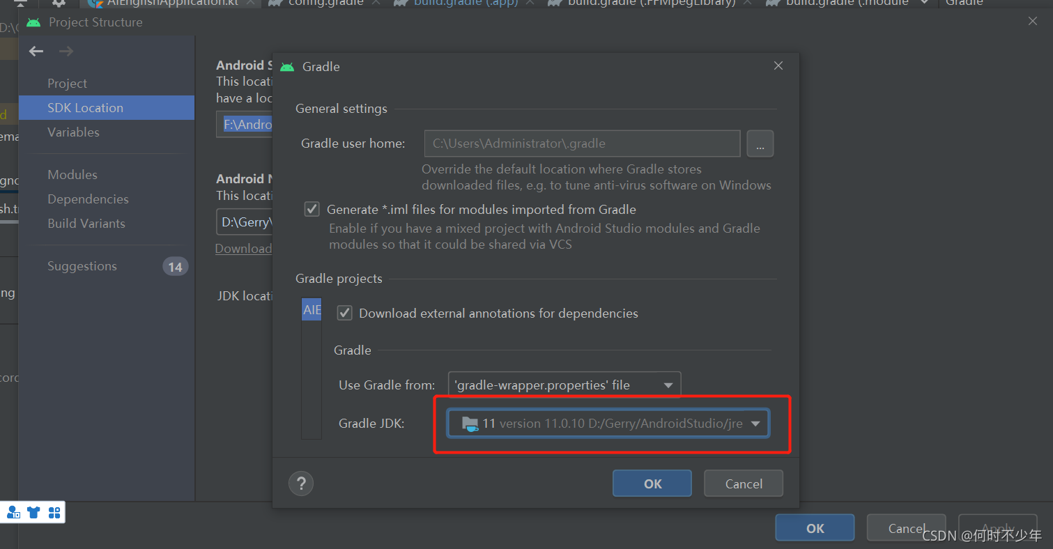 Android Studio:java.lang.ClassNotFoundException: java.lang.reflect ...