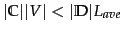 $\vert\mathbb{C}\vert\vert V\vert < \vert\docsetlabeled\vert L_{ave}$
