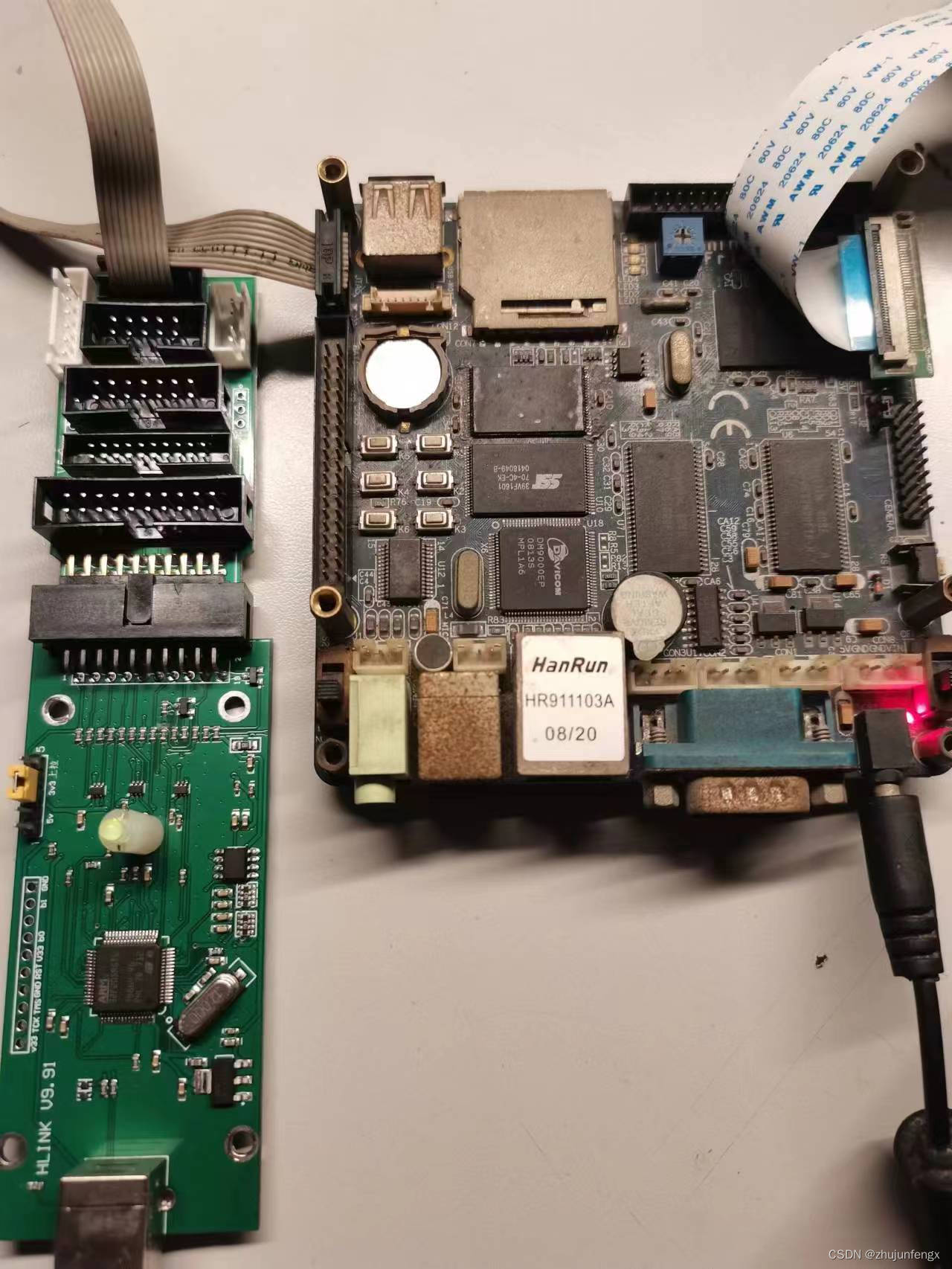 没烧录程序之前的图片