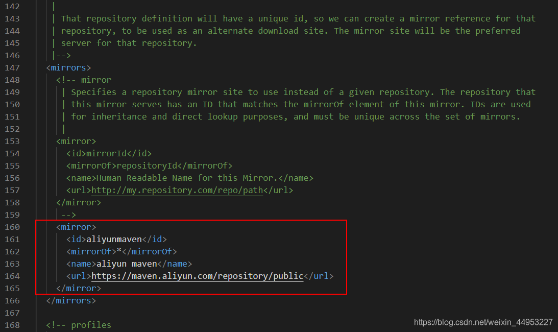 maven阿里云镜像