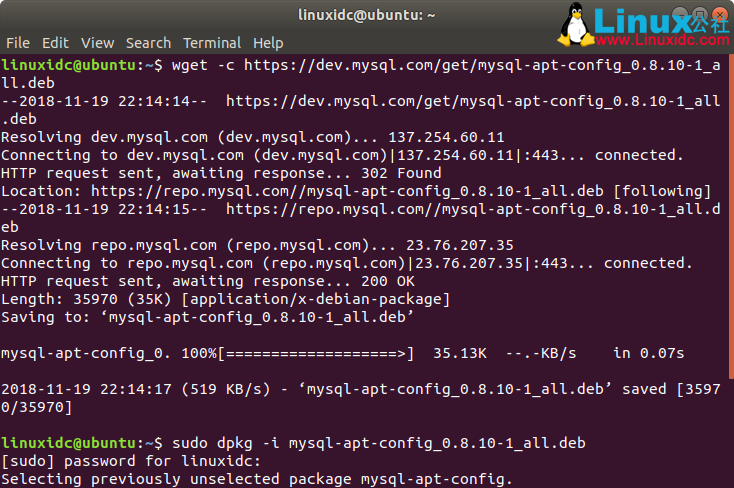 如何在Ubuntu 18.04中安装MySQL 8服务器