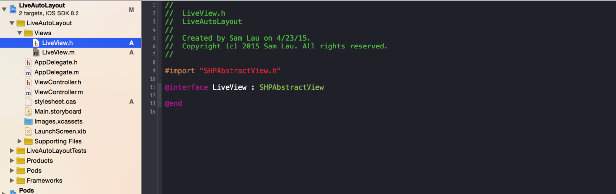 Create LiveView inherit SHPAbstractView.png