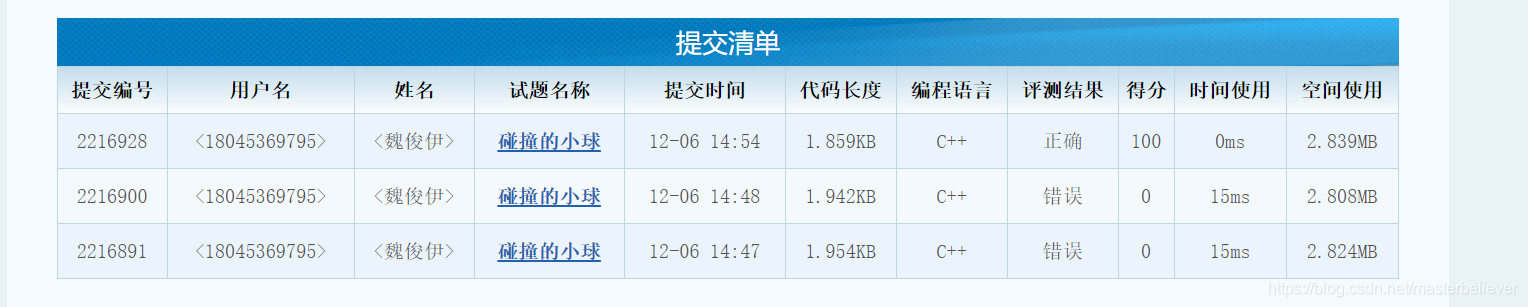 前两次实在太粗心了!!
