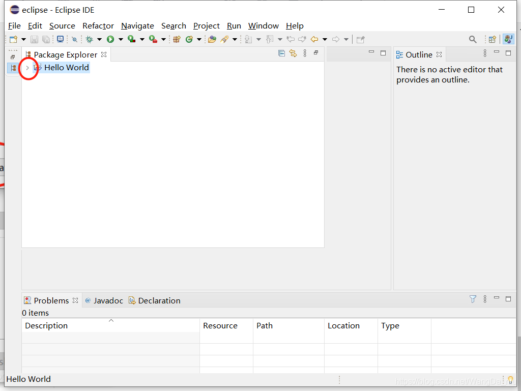 用eclipse写基础java程序“Hello World！“_eclipse ide for java developers-2022-12 ...