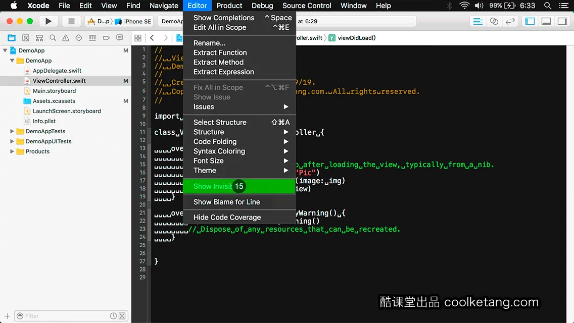 互动教程 for Xcode9 & Swift4-酷课堂