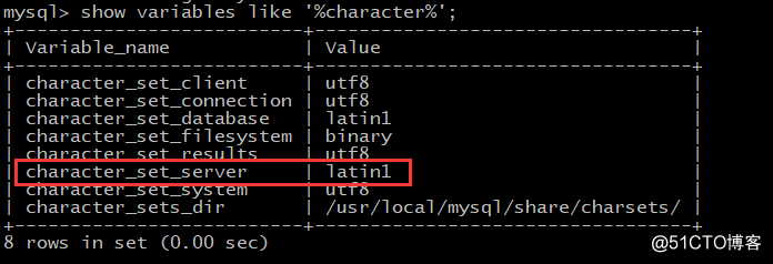MySQL字符集选择