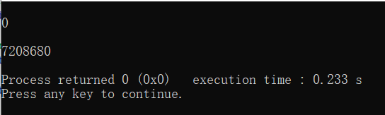 依次为四个输出结果