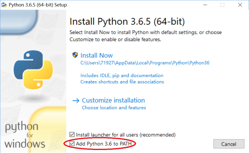 将python加入到环境变量