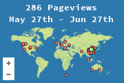 Locations of visitors to this page
