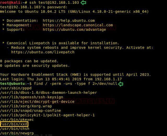 用于提权的Linux命令，即“xxd”用于提权的Linux命令，即“xxd”