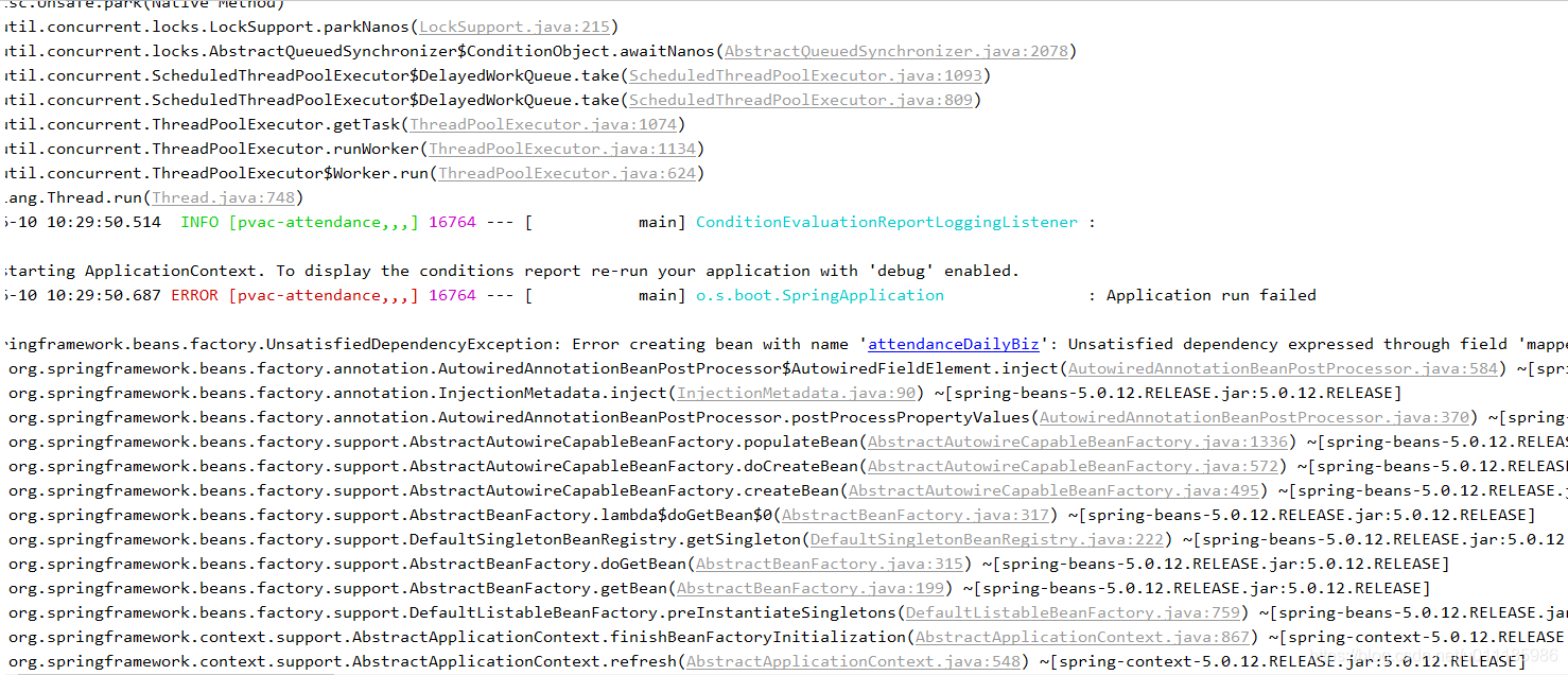 java - spring boot: error creating bean with name ... Error creating bean with name报错_error creating bean with name ...