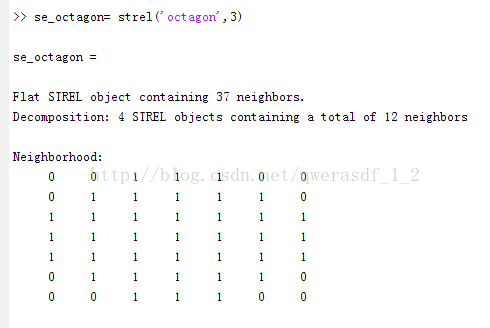 matlab strel结构元素,【matlab】Strel函数--结构元素-CSDN博客