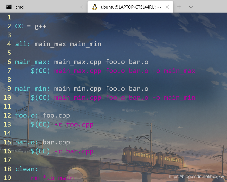 Cpp Makefile Example make命令 & makefile_makefile c语言 o文件-CSDN博客