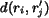 $d(r_i, r'_j)$