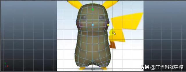 简单代码画皮卡丘_「3d建模」用maya设计皮卡丘模型步骤