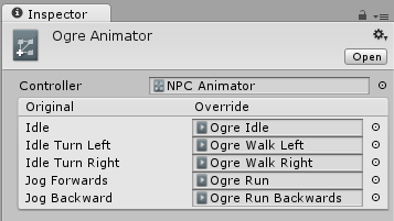 AnimatorOverrideControllerNewClips