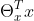 \Theta _{x}^{T}x
